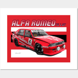 Alfa Romeo 75 Posters and Art